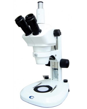 Microscópio Estereoscópio Trinocular com Zoom e LED 50x NSZ 606-T LED Coleman