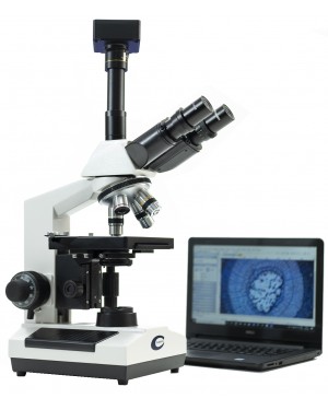 Microscópio Biológico Trinocular com Sistema de Vídeo HDMI P 207/TD HDMI Coleman