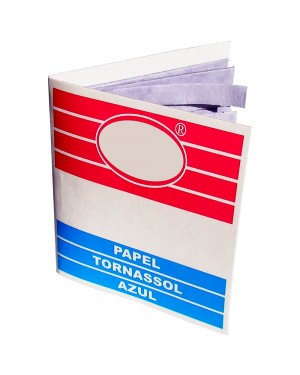 Papel Tornassol Azul (Cartela com 100 tiras)  505001 