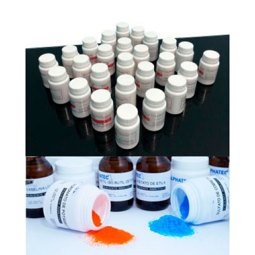 Kit Reagentes Corantes 15 itens em Caixa de Papelão LR-15C