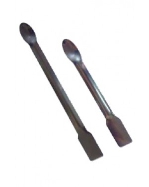 Espátula com Colher em Chapa de Aço Inox - 15cm RIC026-15