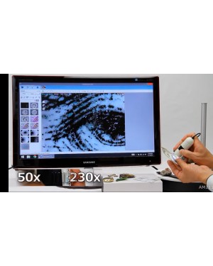 Microscópio digital portátil AM2111 com interface USB 