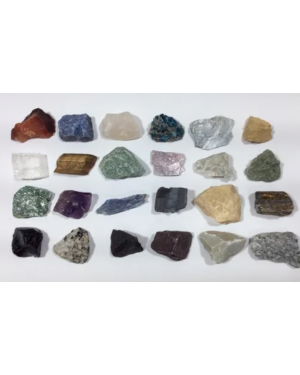 Coleção 12 Rochas e 12 Minerais  CRM-12