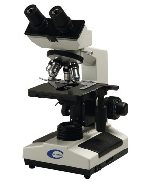 Microscópio Biológico Binocular, ocular 10x e 16x, 5 objetivas, Koehler e iluminação de LED P 107BK5 LED Coleman