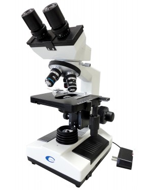 Microscópio Biológico Binocular LED BATERIA N 107 LED BAT Coleman